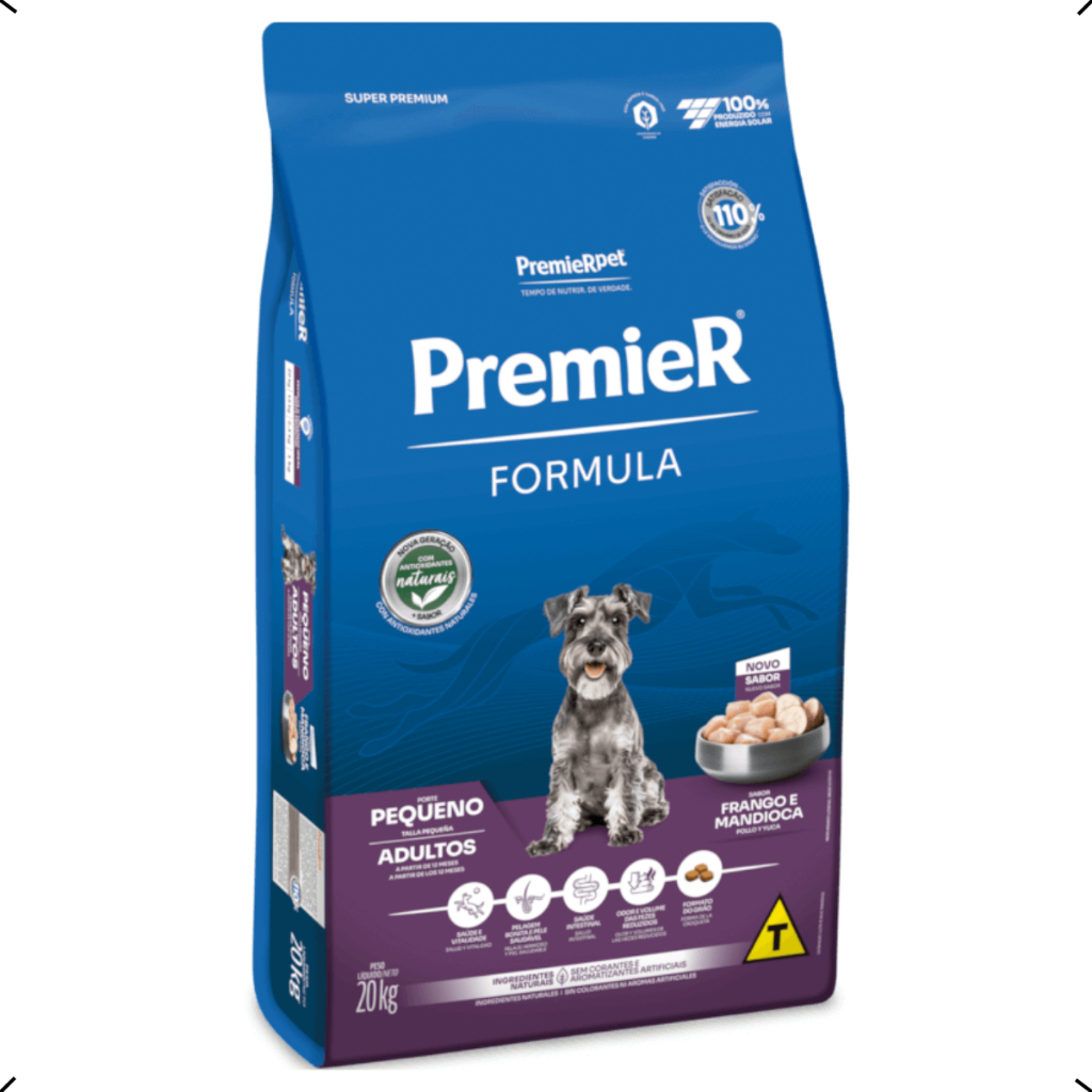 RAÇÃO PREMIER FORMULA ADULTO RAÇA PEQUENA 15KG em Oferta na Shopee