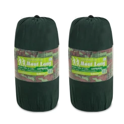 Kit 2 Colchonetes Acampamento Camping Solteiro Pesca Retiro Ginástica Mont Long 190X60cm