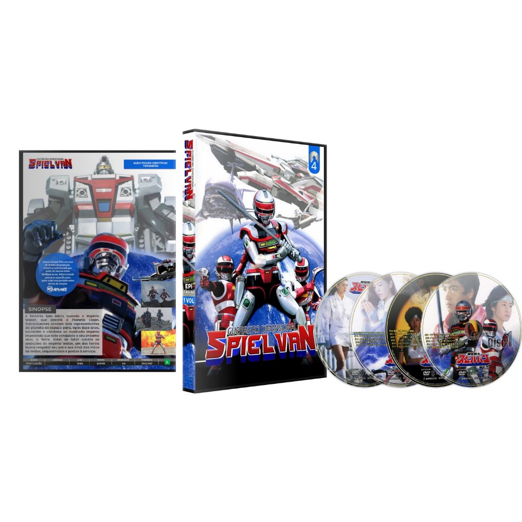 Dvd Spielvan Série Completa Dublado Tokusatsu