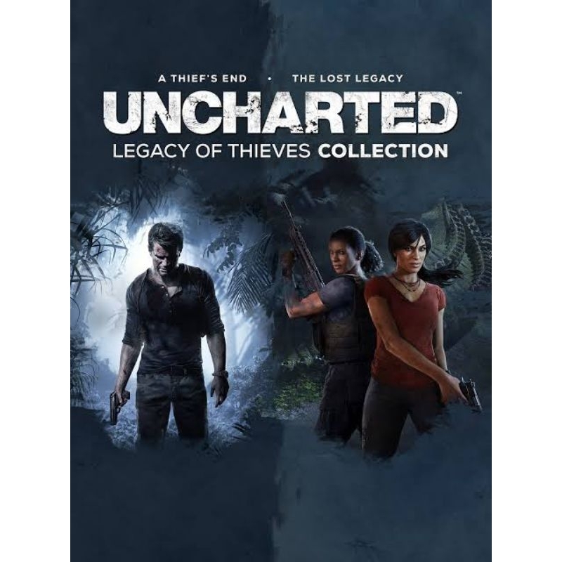 Uncharted the lost legacy e The Nathan Drake Collection PS4 midia fisica original