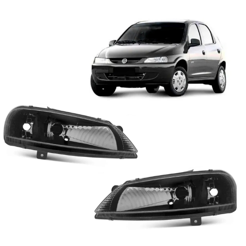 Par Farol Celta 1999 2000 2001 02 03 04 05 06 Máscara Negra em Oferta na Shopee