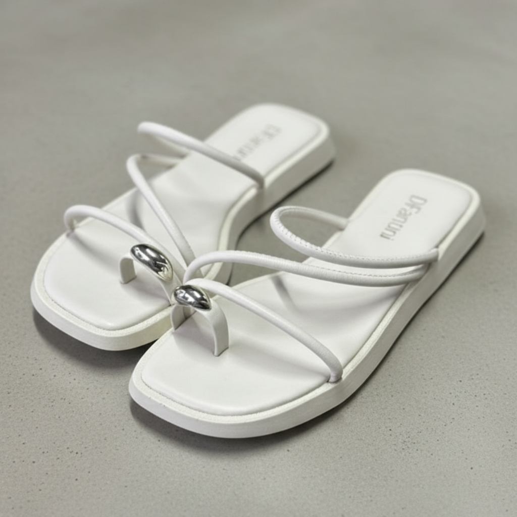 Rasteira feminina leve confortável sandalia básica dia a dia preto em Oferta na Shopee