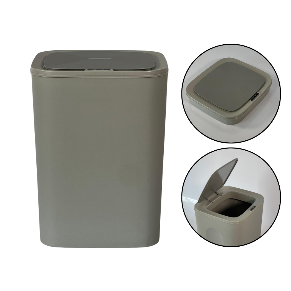 LIXEIRA INTELIGENTE SENSOR AUTOMATICO CARREGAMENTO USB 16L em Oferta na Shopee