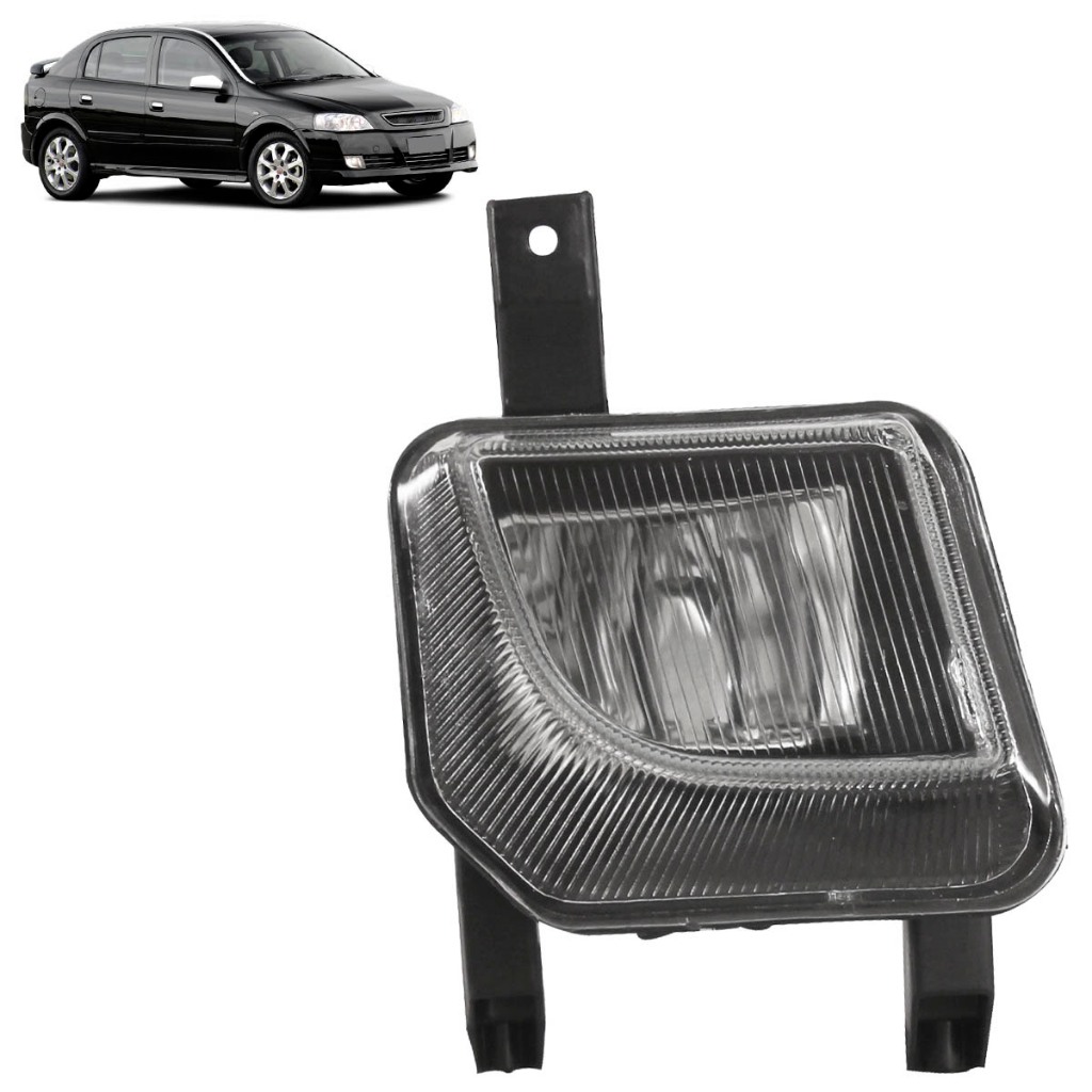 Farol de Milha Auxiliar Astra Hatch Sedan 2003 A 2012 Zafira Lente Estriada Vidro em Oferta na Shopee