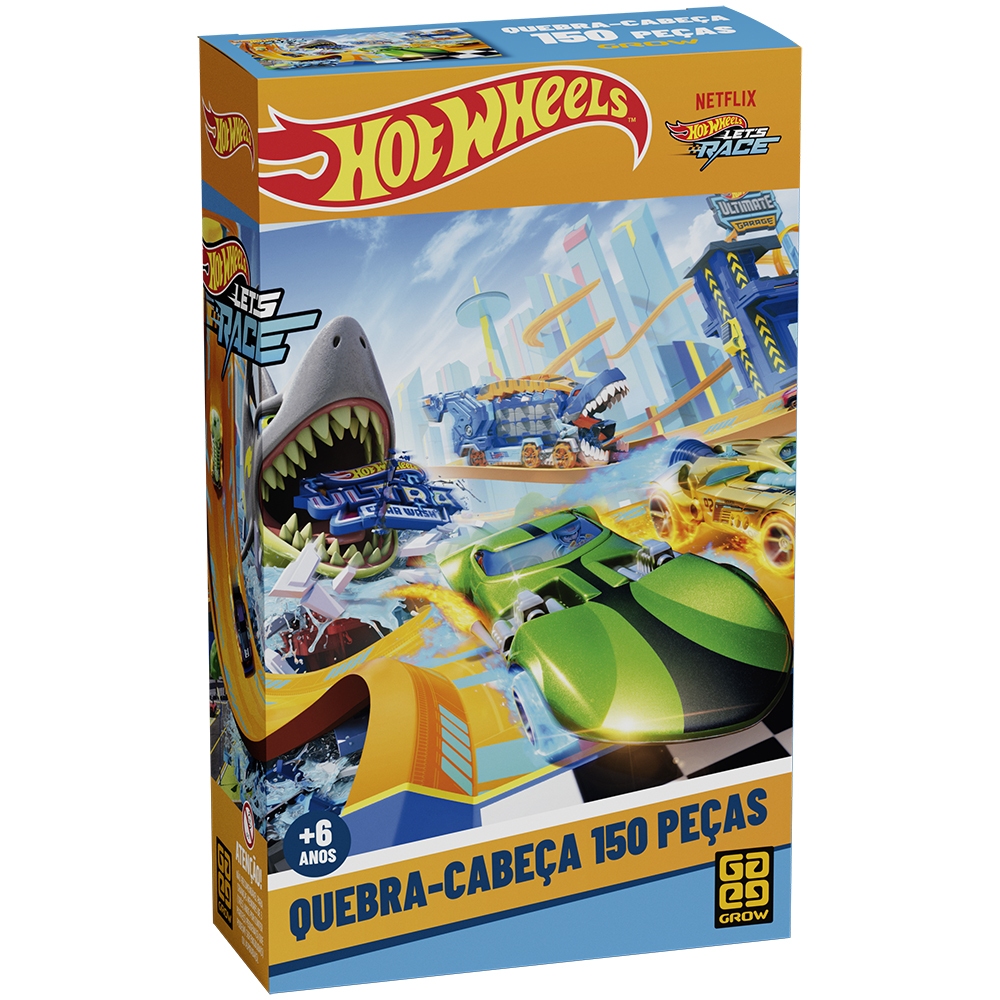 Puzzle 150 peças Hotwheels Puzzle 150 peças Hot Wheels em Oferta na Shopee
