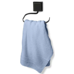 Porta Toalha De Rosto Lavabo Fixação Dupla Face 3m Black Arthi