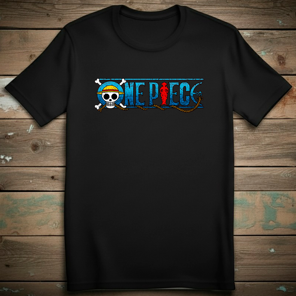 Camisa One Piece, Camiseta Anime, Camiseta Luffy,Mangá One Piece, 100% Algodão Unisex