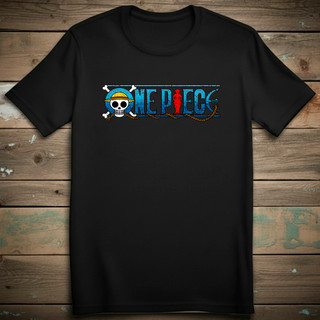 Camisa One Piece, Camiseta Anime, Camiseta Luffy,Mangá One Piece, 100% Algodão Unisex