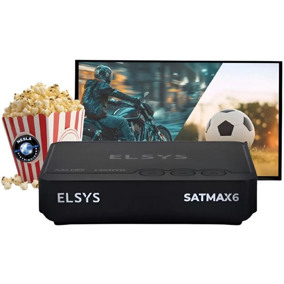 RECEPTOR DE TV DIGITAL - ELSYS SATMAX6 ETRS72 — imagem 2 de 2