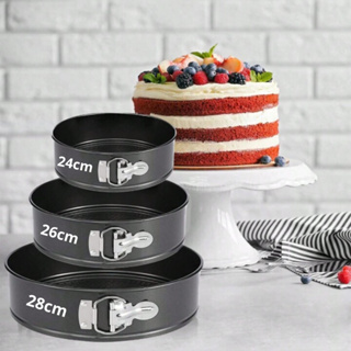 Kit De Forma C/Fundo Removível 3pçs Assadeira Redonda em Oferta na Shopee