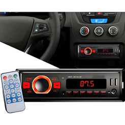 Radio Automotivo Mp3 Bluetooth Usb 4 Canais 30w Potente Aparelho Som