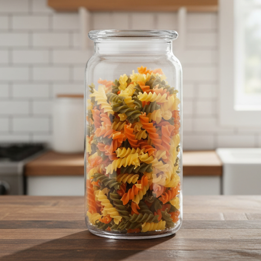 Pote de Vidro com Tampa, Pote Hermético Mantimentos Grande 1,325L - Ruvolo em Oferta na Shopee