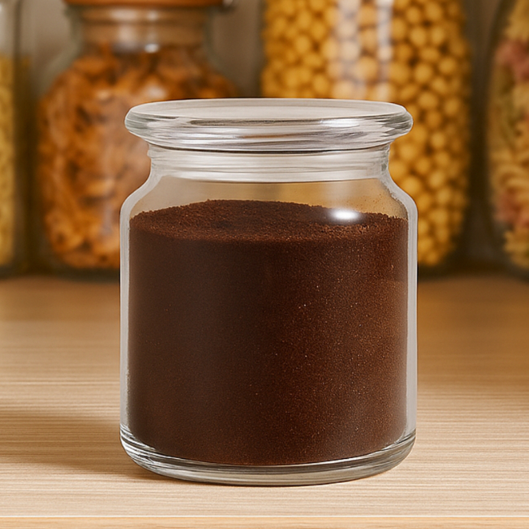 Pote de Vidro 960ml com Tampa de Vidro Ruvolo – Armazenamento Hermético de Alimentos Mantimentos em Oferta na Shopee