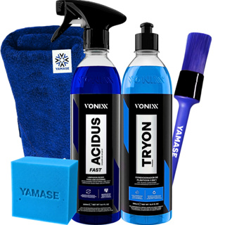 Kit Produto Para Limpar Plástico Externo Rodas Motor Acidus Fast Revitalizador Tryon em Oferta na Shopee