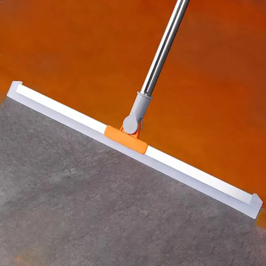 Rodo de Silicone Para Limpeza Banheiro Vassoura Mágica Rodo Tira Pelo Limpa Vidro Seca Bem Silicone Vassoura Piso Vidros