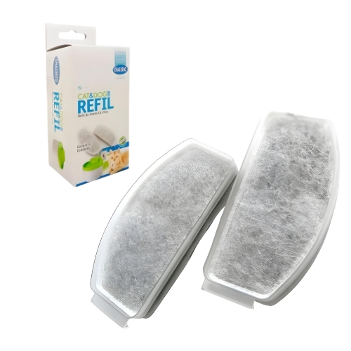 Filtro de Reposição Chalesco Cat & Dog H2O Ideal para Fontes de Gatos e Cães Água Fresca e Saudável