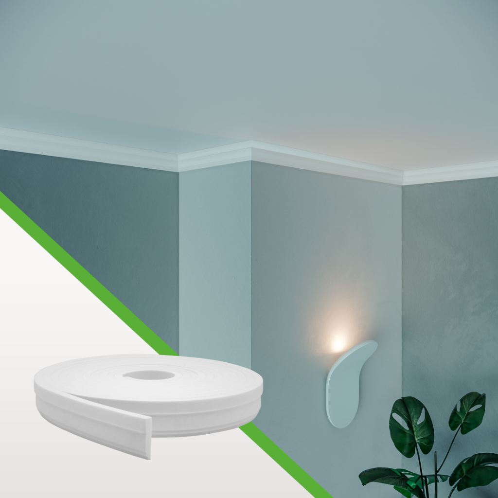 Roda Teto EVA Autocolante RT340 5x1cm Branco em Oferta na Shopee