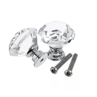 Kit 2 Puxador Cristal Para Armário Gaveta Moveis e Box de Banheiro 30MM em Oferta na Shopee