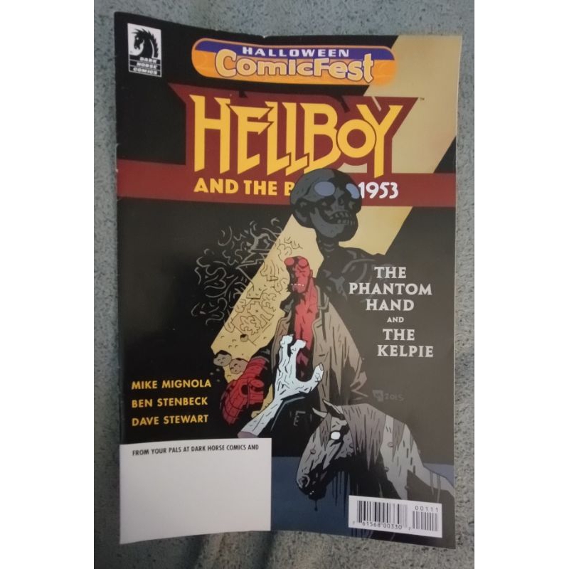 HELLBOY AND THE BPRD 1953 HALLOWEEN COMICFEST (10/2015) DARK HORSE