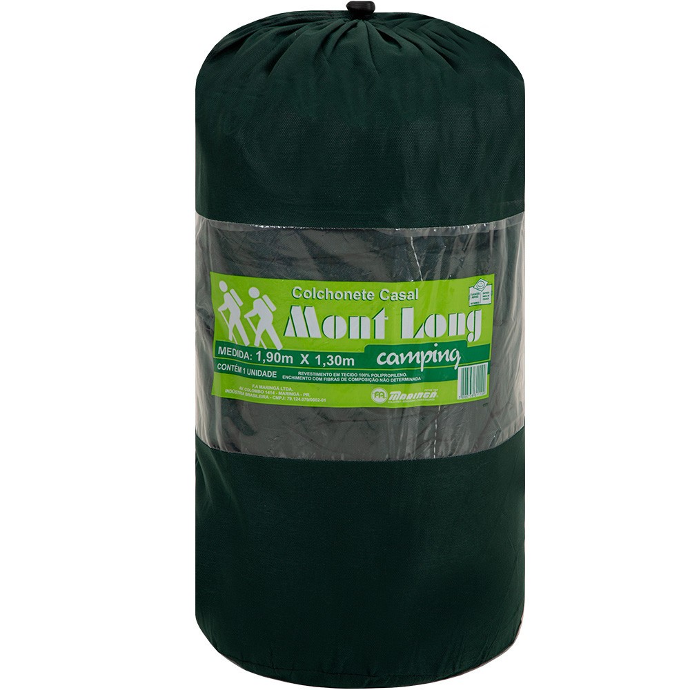 Colchonete Acampamento Camping Casal Pesca Retiro Ginástica 190x130cm Verde em Oferta na Shopee