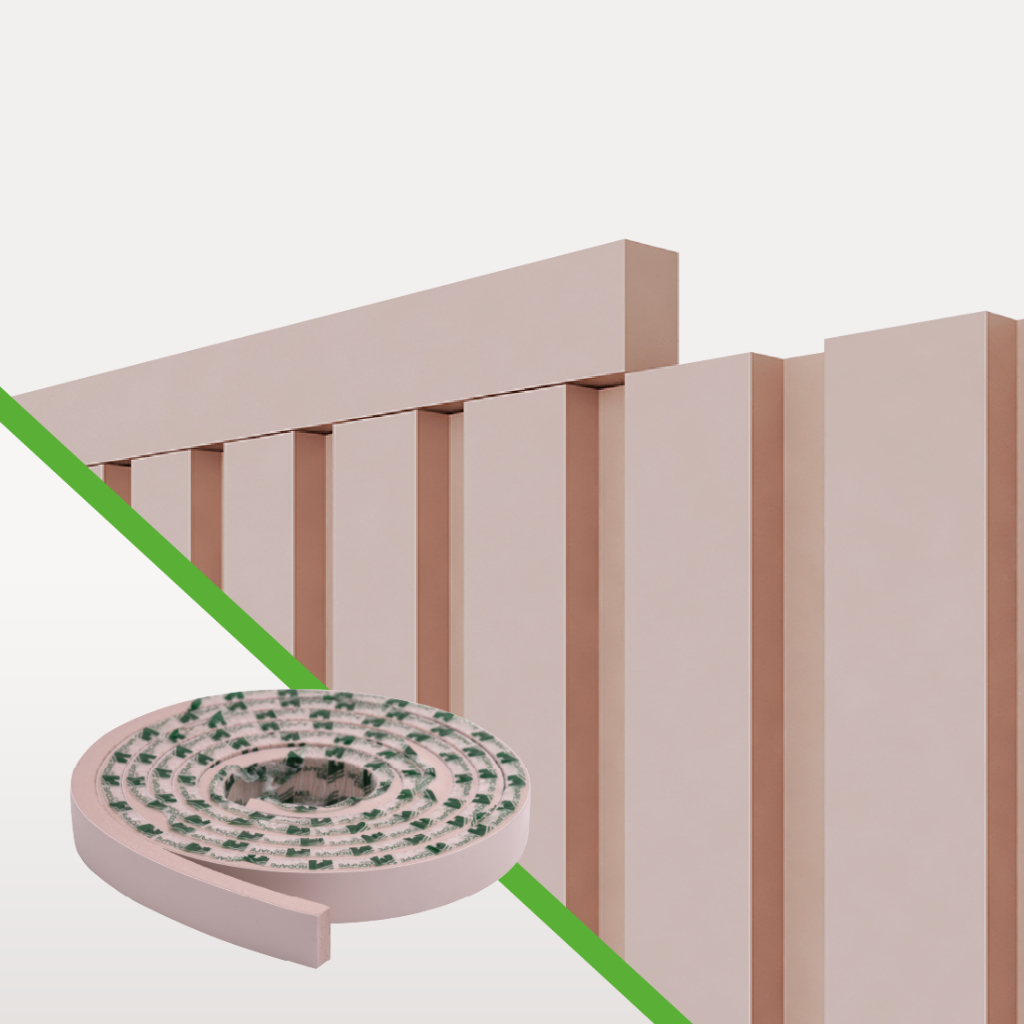 Perfil de Acabamento Painel Ripado Laminado de EVA | Cor Rosa | Linha Play | Envios FULL em Oferta na Shopee