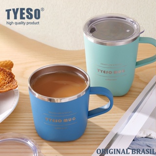 TYESO Caneca Térmica de 260ml em Aço Inox  Isolante para Café, Chá e Bebidas, Mantém Frio e Quente em Oferta na Shopee