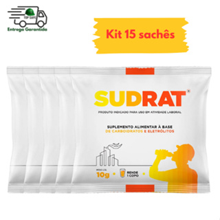 15 Sachês Repositor Hidroeletrolítico Isotônico em Pó Sudrat de 10g Cada (Repositor Energético) EPI em Oferta na Shopee