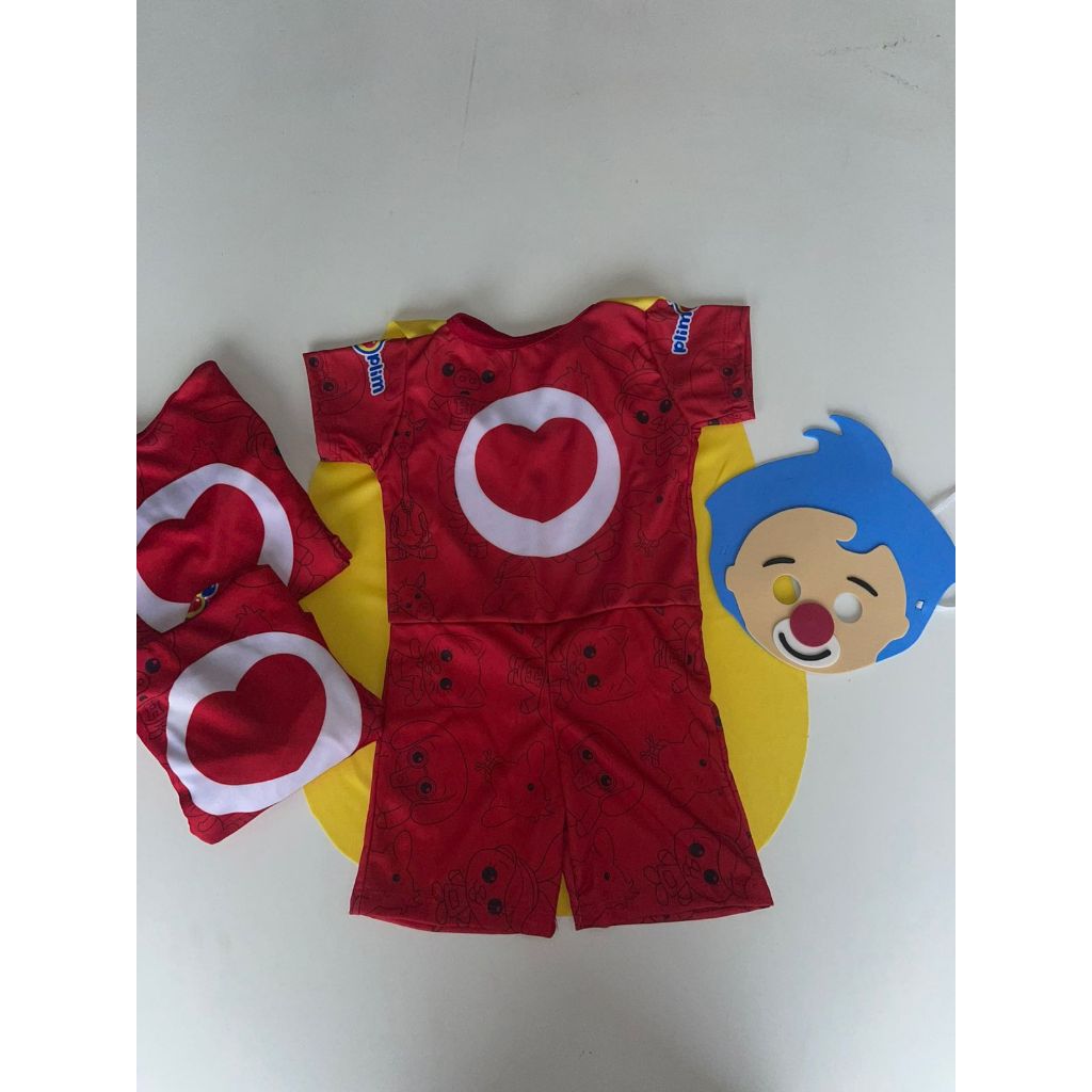 fantasia palhaçinho plimplim (amoroso)♥️🎪🎡🤹🏻‍♀️✨ em Oferta na Shopee