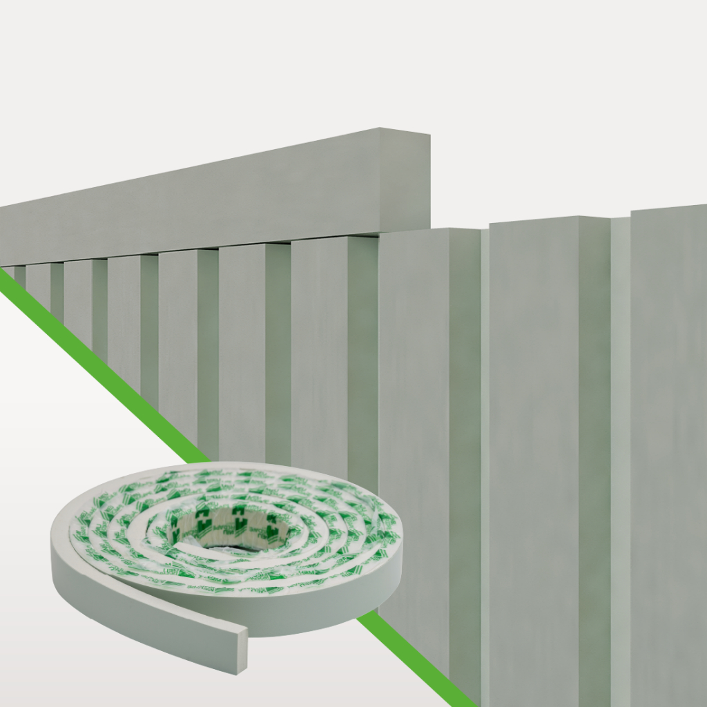 Perfil de Acabamento Painel Ripado Laminado de EVA | Cor Verde | Linha Play | Envios FULL em Oferta na Shopee