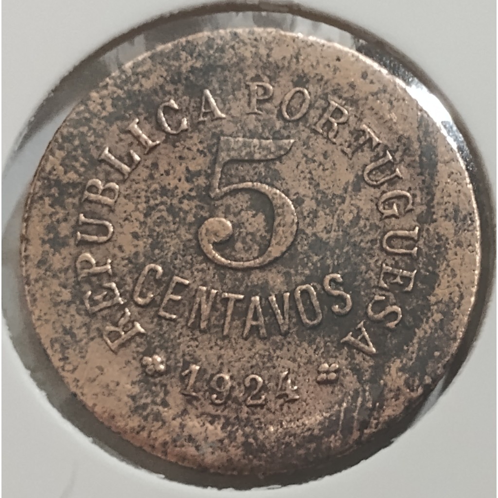 moeda antiga 50 centavos 1924 portugal