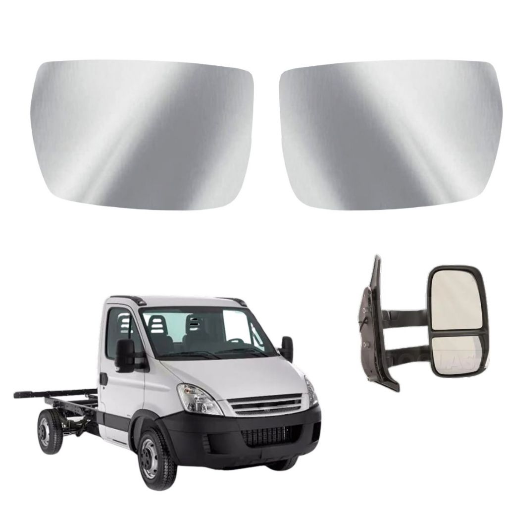 Lente Espelho Retrovisor Iveco Daily 08 / 15 Inferior