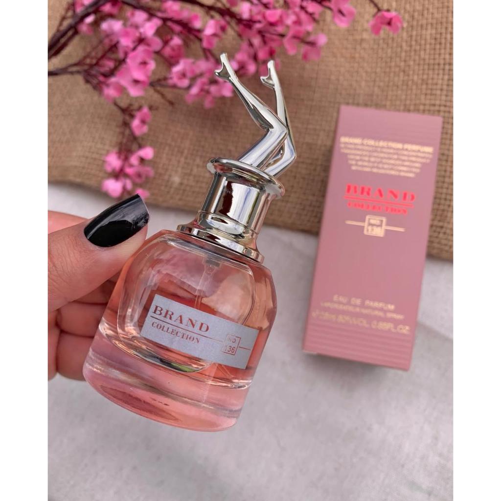 Perfume Brand Collection 136 - Scandalll - Feminino - 25ml presente miniatura de luxo em Oferta na Shopee
