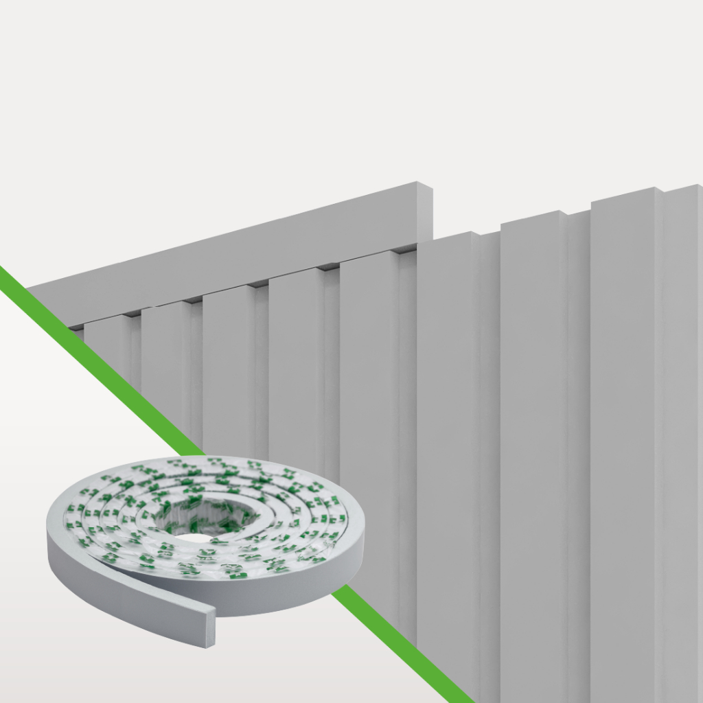 Perfil de Acabamento Painel Ripado | Linha Play Cinza em Oferta na Shopee