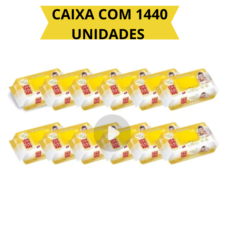 Lenço Umedecido Upa Bebê Premium 120 un – Toalha Umedecida Bebê Hipoalergênica
