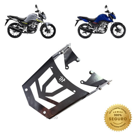 BAGAGEIR PARA MOTO PECAS ESPORTIVO BAULETO TITAN/FAN/START 160 2025/2026 AT