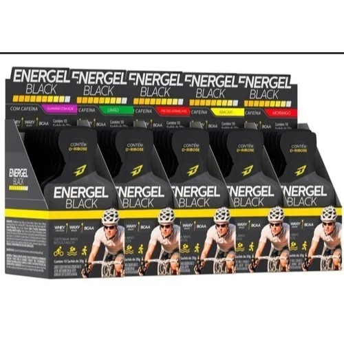 Energel Black Sache 30g Display Com 10un BodyAction em Oferta na Shopee