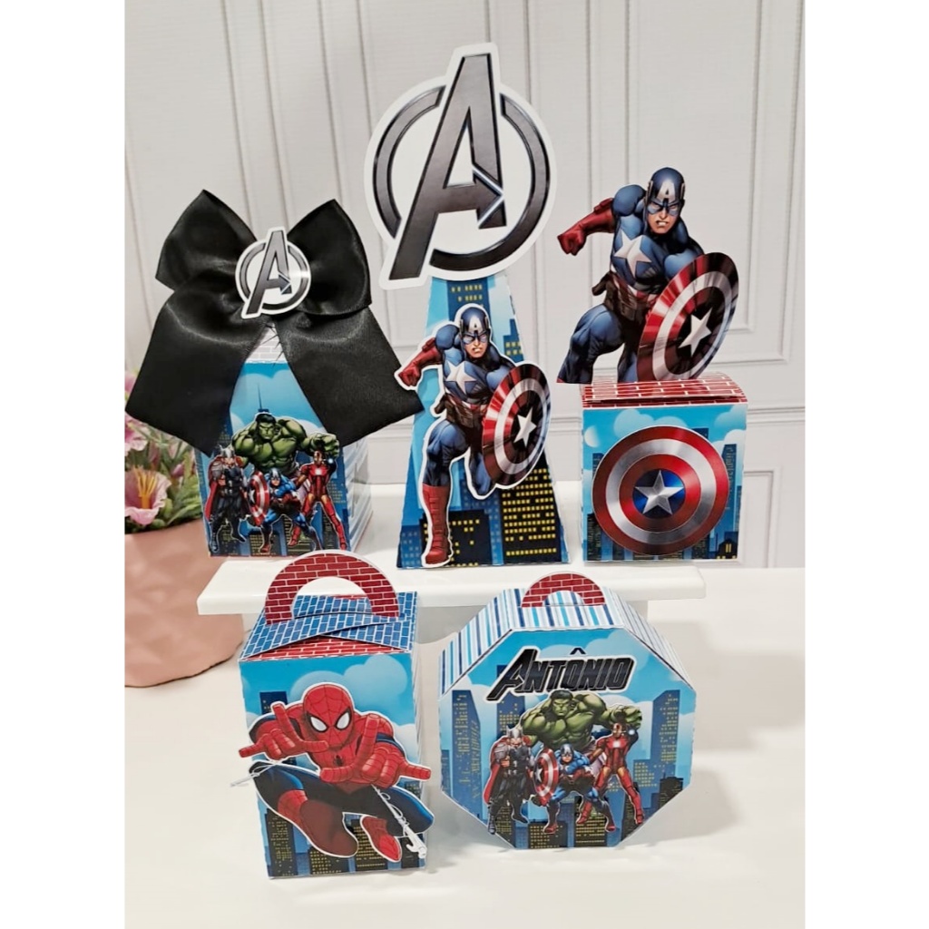 Kit festa personalizado Vingadores/festa infantil/personalizados/lembrancinha/aniversário