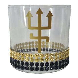 Copo Whisky Exu do Ouro Chama Dinheiro Tridente 230 ml em Oferta na Shopee