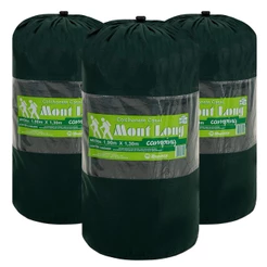 Kit 3 Colchonete Acampamento Camping Solteiro Pesca Retiro Ginástica 190x60cm Verde