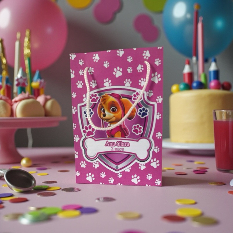 Sacola da Skye sozinha personalizada decorada