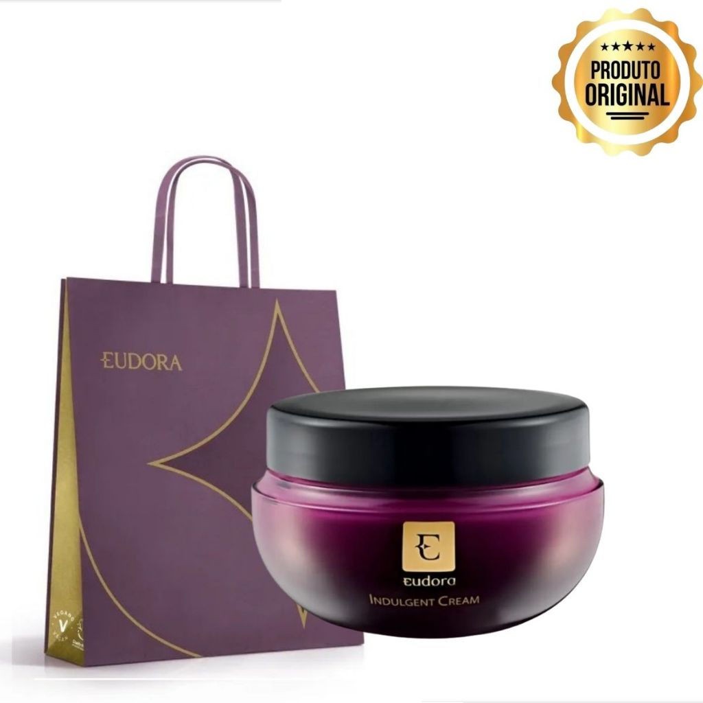 Eudora Hidratante Desodorante Corporal Acetinado Indulgent Cream (Eudora Roxo) 250g