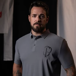 Camisa Polo Corinthians Tech Poliamida Cinza Masculina Oficial