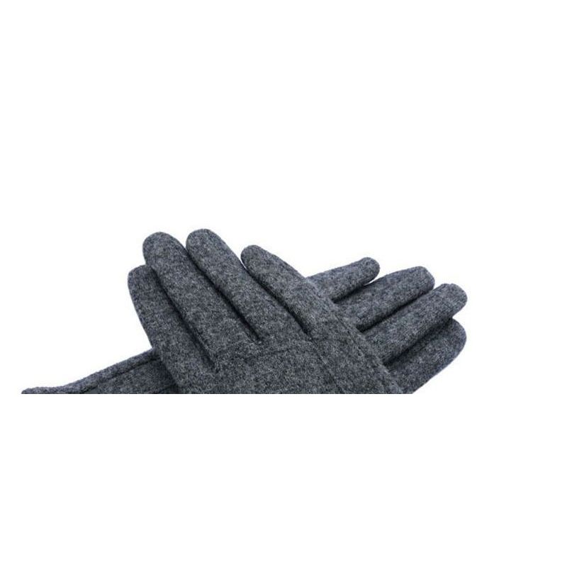 Luvas De Inverno masculino Quentes Com Tela Sensível Ao Toque De Pele De Coelho Condução De Veludo Grosso S-6