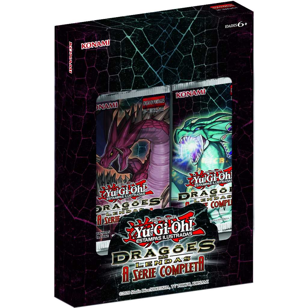 Yu-Gi-Oh! Dragões das Lendas: A Série Completa - 2 Boosters + 1 Carta Promo + 1 Dado Temático (PT-BR)