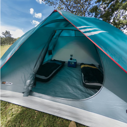 Barraca De Camping Cherokee Gt 8/9 Ntk Para Até 9 Pessoas Verde