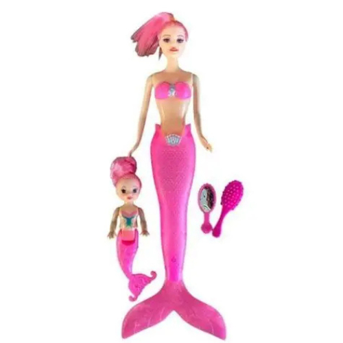 Barbie Sereia Mágica com Filhinha – Diversão Subaquática para Crianças