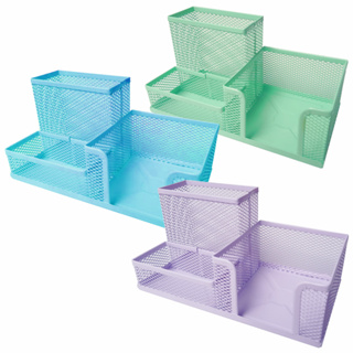 Organizador Aramado Colorido De Mesa Porta Treco Caneta Lápis Escritório em Oferta na Shopee