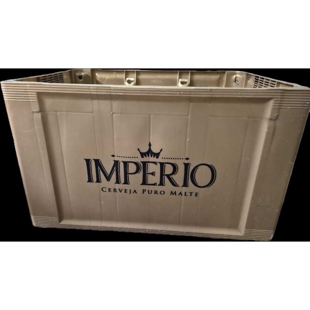 Caixa Império Gold Engradado Cerveja 600ml P/24 Garrafas