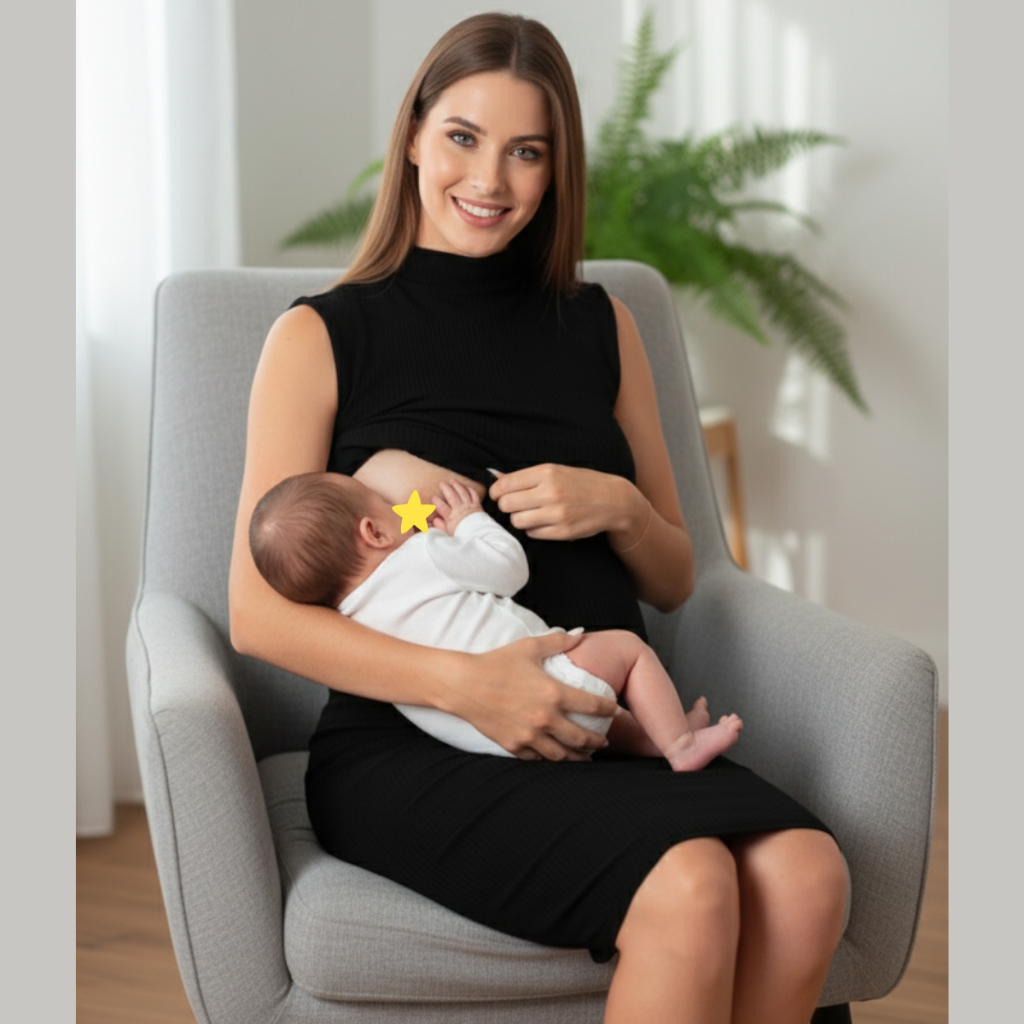 Vestido Amamentação Gestante Regata Sem Mangas em Oferta na Shopee