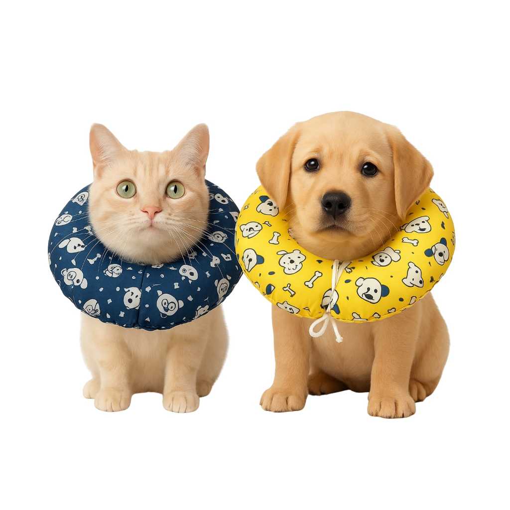 Colar Elizabetano Fofinho TocFricot linha Pet Conforto Pós Cirúrgico cães e gatos  tamanhos P, M, G em Oferta na Shopee